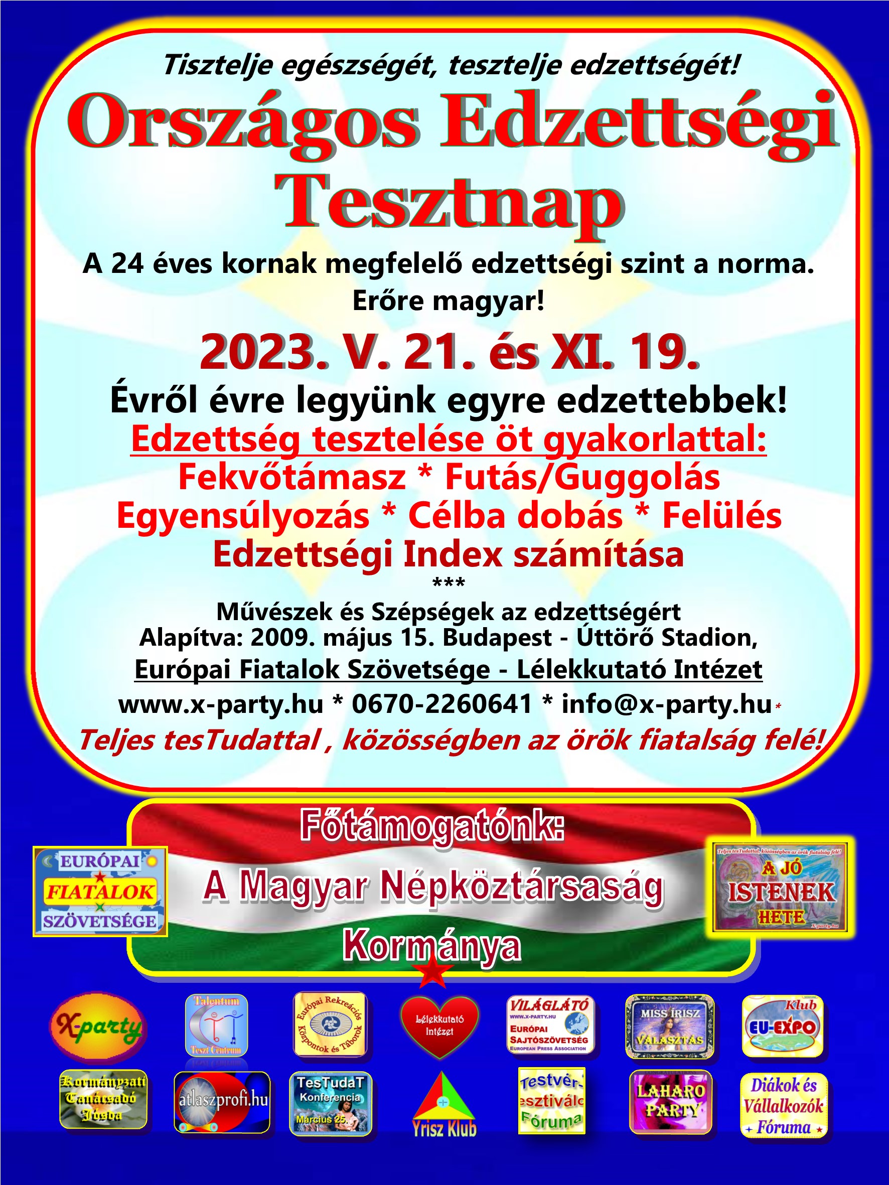 Orsz&aacute;gos Edzetts&eacute;gi Tesztnap